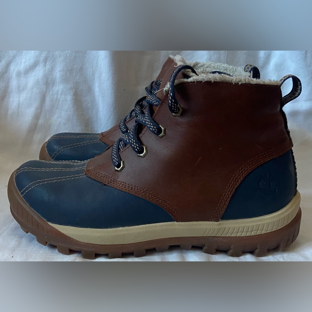 Timberland Primaloft Timberdry Women's Winter Boots Brown Leather Winter Sz 8.5